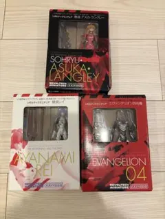 エヴァンゲリオン リボルテックミニチュア 3セット　海洋堂