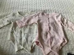 長袖ボディスーツ 80cm 2枚セット