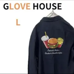 GLOVE HOUSE 長袖　刺繍シャツ Lサイズのサムネイル