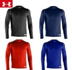 Under Armour ダイヤモンドアーマーハイクルー MD レッド/シルバー