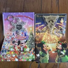 非売品！東京ディズニーリゾートクリスマスオーナメントキーホルダー