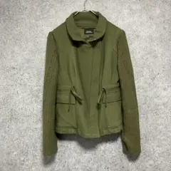 RITSUKO SHIRAHAMA ニット　切り替えジャケット　 1サイズのサムネイル