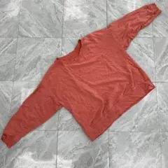 UNIQLO スウェットシャツ クルーネック ピンク 長袖 Lサイズ シンプル