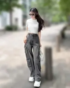 ok.soon maxi skirt black マキシスカート - メルカリ