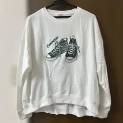 コンバース　converse 薄手トレーナー　Lのサムネイル