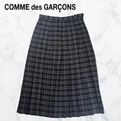 チェック プリーツ