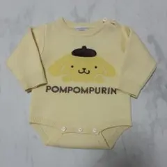 futafuta ポムポムプリン ニットロンパース　バースデイ　70cm