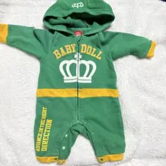 BABY DOLL フード付きロンパース 70
