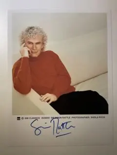 貴重 Sir Simon Rattle 直筆サイン 2022 貴重 Sir Simon Rattle 直筆サイン 2022 - メルカリ