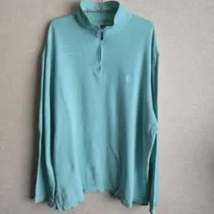 CHAPS ハーフジップ ティファニーブルー