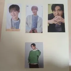 SnowMan 目黒蓮 Myojo 厚紙カード 4枚セット