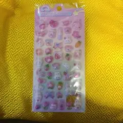 3Dシール シールセット 立体 ぷくぷく シール交換 セット シール帳 うさぎ