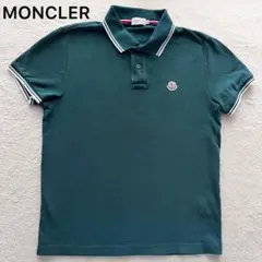 美品✨MONCLER モンクレール ポロシャツ 鹿子　ロゴワッペン　ロゴパッチのサムネイル
