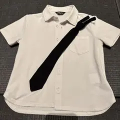COMME CA ISM ポロシャツ ネクタイ付き