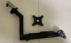 FLEXISPOT ガス圧式 モニターアーム クランプ式 ブラック 黒 F8LB