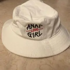 ANAP GIRL バケットハット ホワイトのサムネイル