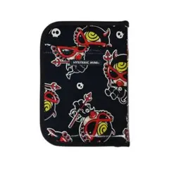 ヒステリックミニ　DEVILKIN総柄 PVCマルチケース　母子手帳ケース