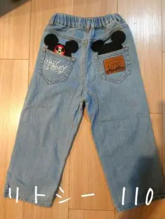 リトシー　ミッキーマウス デニムパンツ 110