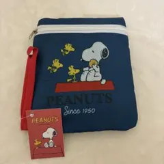 PEANUTS スヌーピー エコバッグ ネイビーのサムネイル
