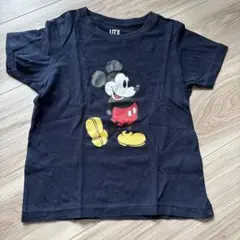 ミッキーマウス Tシャツ ネイビー　110cm