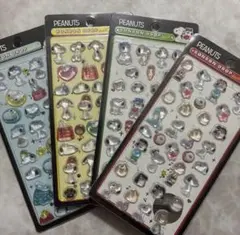 スヌーピー ボンボンドロップシール(海外製) 4枚セット