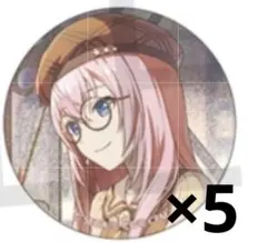 巡音ルカ グリッター缶バッジ 48b