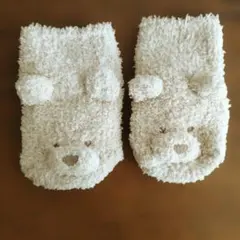 ジェラートピケ くま 靴下