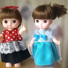 ソランちゃん レミンちゃん 洋服エルサ オーロラ姫風プリンセスドレス2