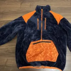 FieldCore フリースジャケット L ネイビー/オレンジ