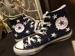 CONVERSE All Star 星柄スニーカー　ネイビー