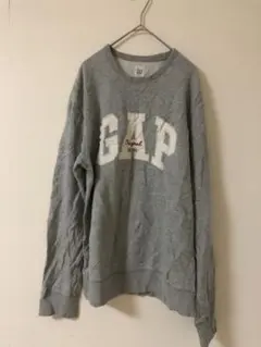 GAP グレー クルーネック トレーナー　M