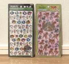 【正規品】ボンボンドロップシール　スヌーピー　プチドロップステッカー　バンビ