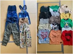 【大量お得】子供服 まとめ売り 130男の子 秋服ポケモン プティマイン