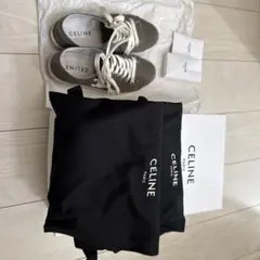 CELINE スニーカー キャンバス グレーのサムネイル