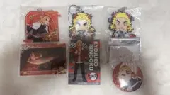 鬼滅の刃 原画 柱 煉獄杏寿郎 グッズ まとめ売り アクキー 缶バッジ 劇場物販