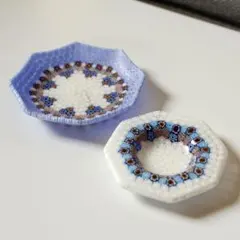 ヴェネツィアガラス ミルフィオリ 2枚 Muranoglass PAGAN ヴェネツィアガラス ミルフィオリ 2枚 Muranoglass PAGAN - メルカリ