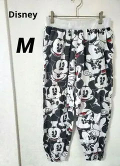 ジョガーパンツ スウェットパンツ Disney ミッキーマウス 【M】白
