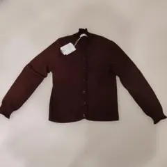 ワールド　カーディガン　フリル　新品未使用　長袖　ニット　定価3万　最終価格