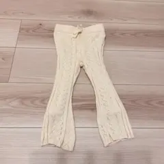 tate a tate 90 透かし編みニットパンツ