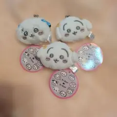 ちいかわ ミニがま口　リボン 　ダブりあり３個セット