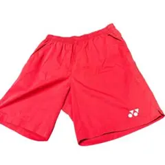 YONEX 赤 Mサイズ バドミントンパンツ