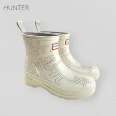 HUNTER Logo Print Short Rain Boots 23cm