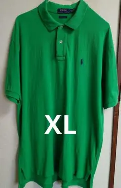 POLO by RALPH LAUREN グリーン ポロシャツ XL、正規品
