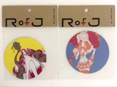RofJ限定 ワンピース ステッカー ペローナ ハンコック 2種セット