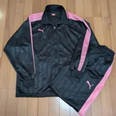 廃盤モデル 美品 PUMA ジャージ ブラック ピンク