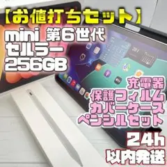 美品】BT93％ セルラー mini6 フィルム＋カバーケース＋ペン 167