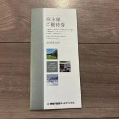 株主優待券　東急不動産ホールディングス