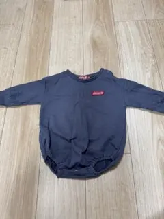 Coleman ダークグレー ロンパース 80