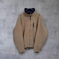 人気★ 90s L.L.bean ボアフリース ベージュクリーム アウトドア