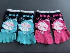 【新品未使用】あくびちゃん/5本指ソックス/靴下/2足セット
